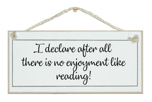 ...enjoyment like reading