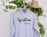 Equestrian Queen grey hoodie