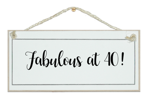 Fabulous at 40!