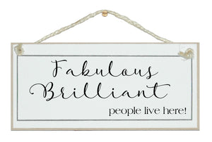 Fabulous brilliant people