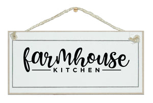Farmhouse Kitchen sign