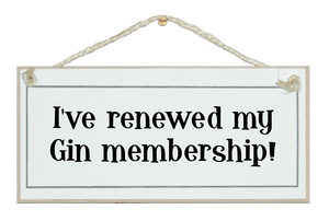 Gin membership!