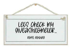Giveas***tometer....sign