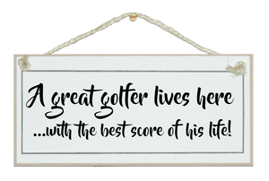 Golfer...best score