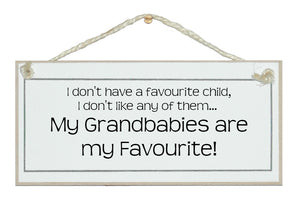 Grandbabies are my favourite!