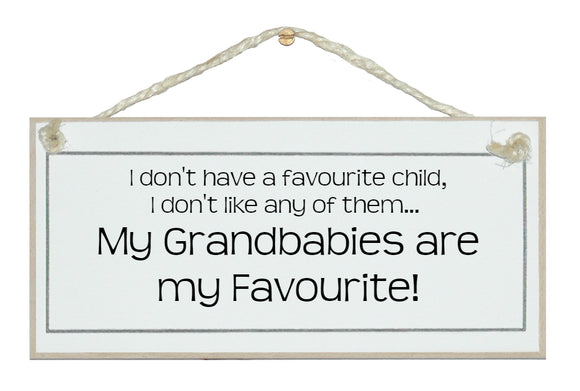 Grandbabies are my favourite!