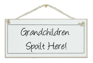 Grandchildren spoilt here