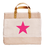 Star Print Luxury Canvas Shopper