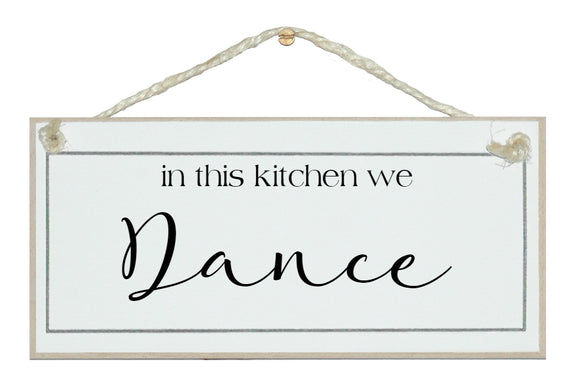 In this kitchen we dance