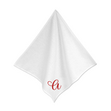 Personalised White Linen Napkins