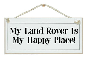 Land Rover, happy place