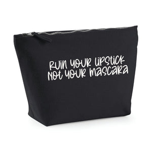 Ruin your lipstick...make up bag