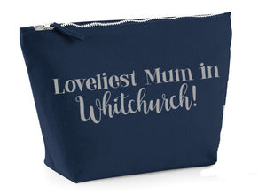 Loveliest Mum in...personalised place/area make up bag