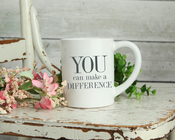 You can make the difference mug