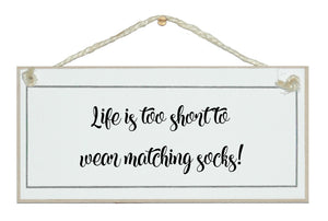 ...matching socks!