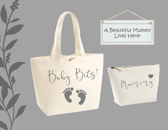 New Mum & Baby Bag Gift Set