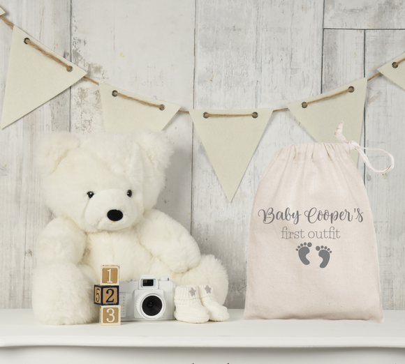 Personalised First Little Outfit Bag