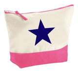 Star Design Pink Dipped Base Accessory Bags