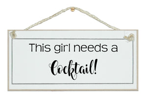 This girl needs a cocktail