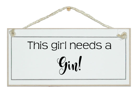 This girls needs...gin!