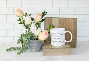 Bespoke New York, Paris...mug