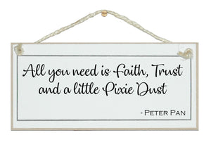A little Pixie Dust... Peter Pan
