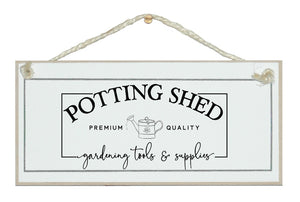 Potting shed....vintage style sign