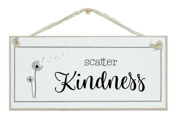 Scatter...Love, Laughter..sign.