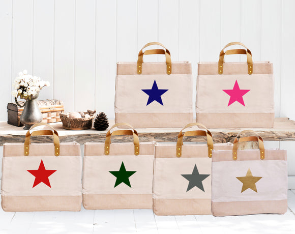 Gorgeous Star Design Luxury Canvas Shopper