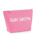 Stay Sassy range make up bags