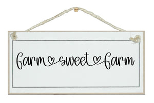 Farm Sweet Farm....farmhouse style sign