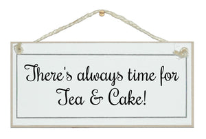 Always time for tea and cake