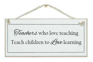 Teachers who love teaching...