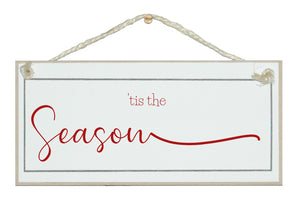 'tis the season sign