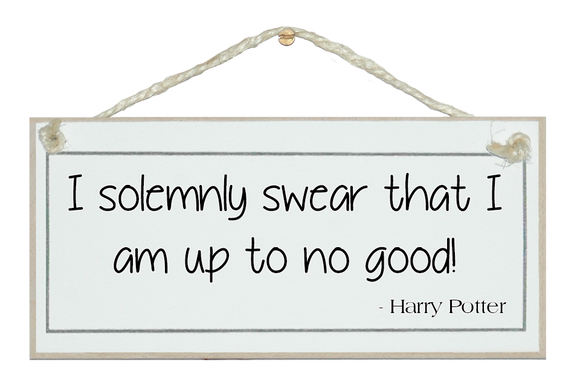 ...up to no good. Harry Potter