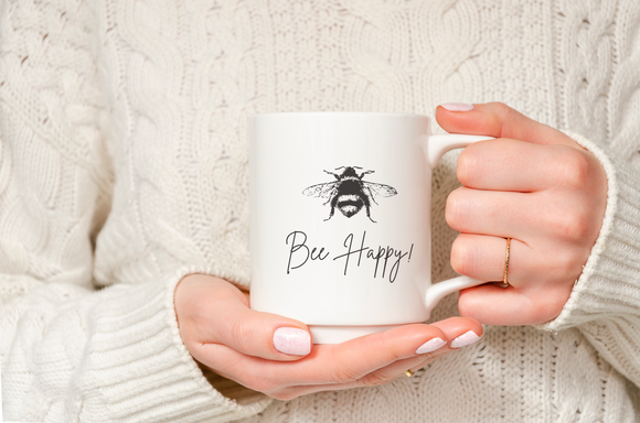 Vintage Bee Happy Mug