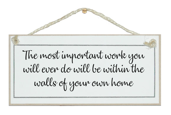 ...walls within your own home