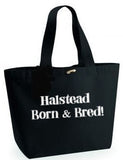 Bespoke area Born and Bred canvas marina bags