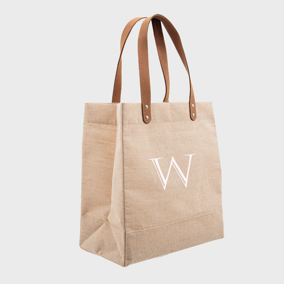 Personalised Monogram Luxury Juco Shoulder Bag