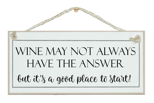 Wine may not have the answer...